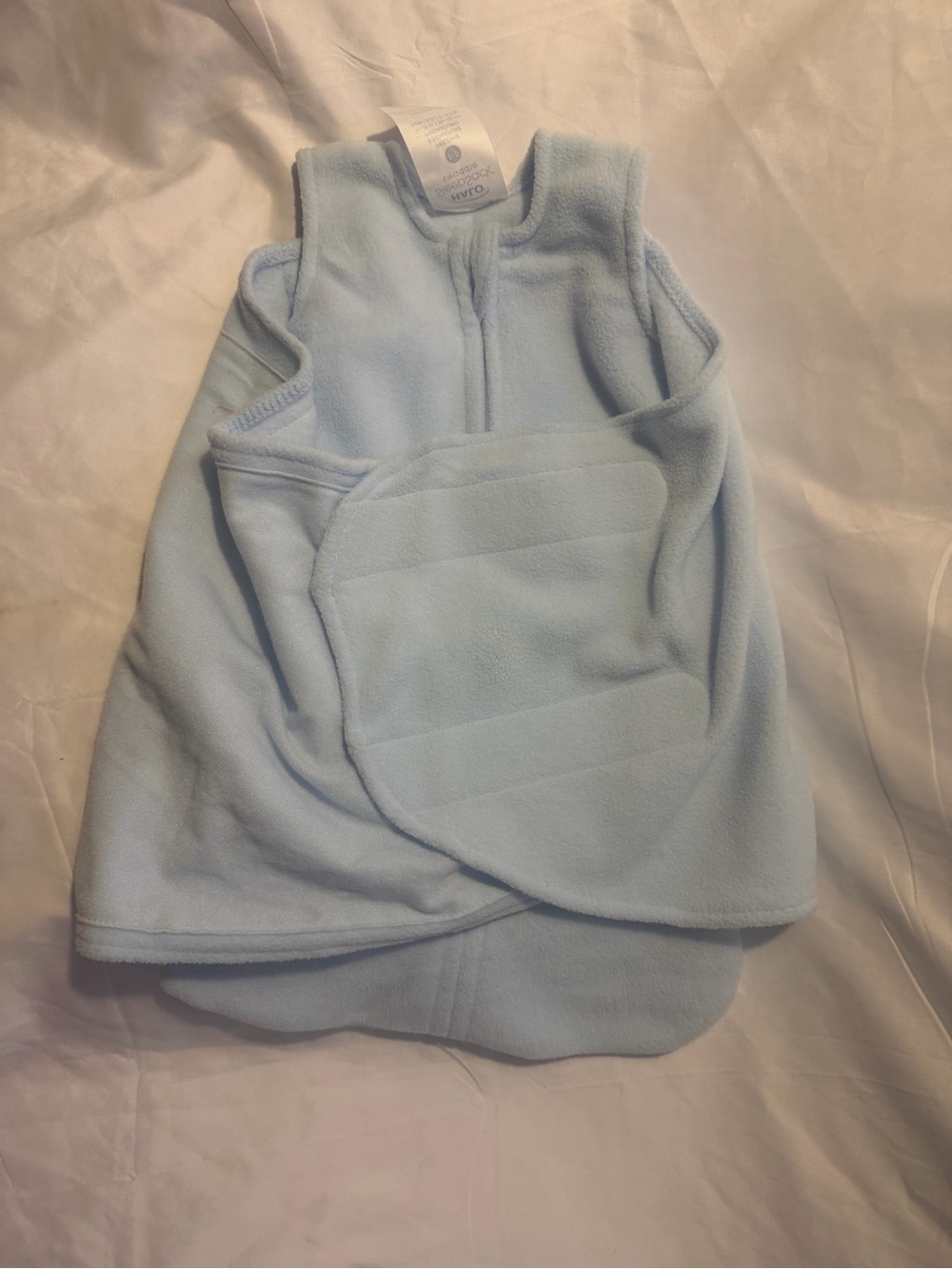 Halo Light Blue Fleece Sleep Sack
